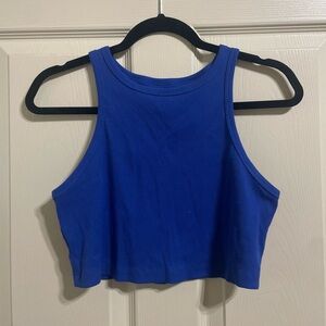 Ribbed Cropped Tank Top